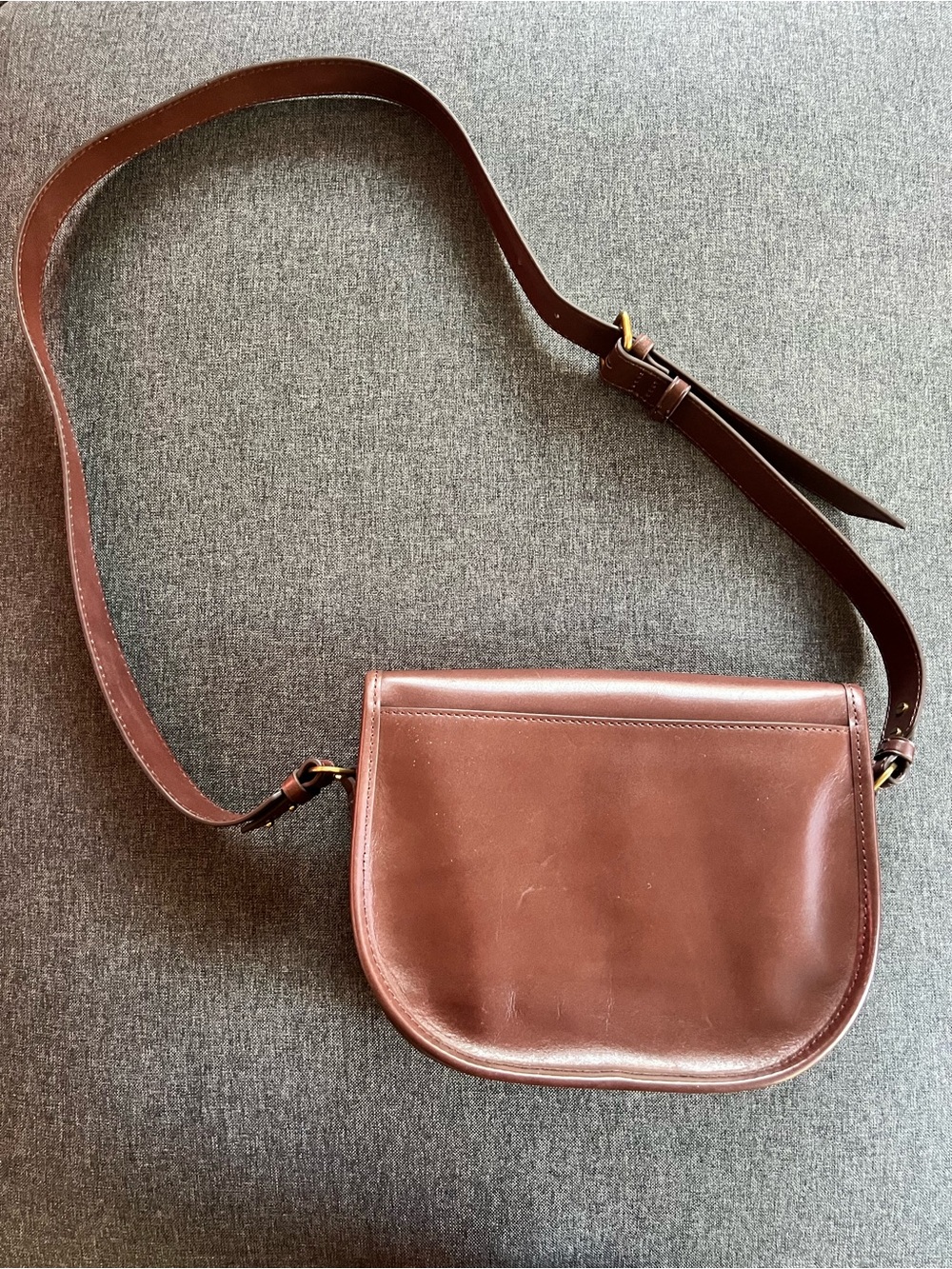 Classic Brown J CREWLeather Crossbody Bag - Picture 2 of 7